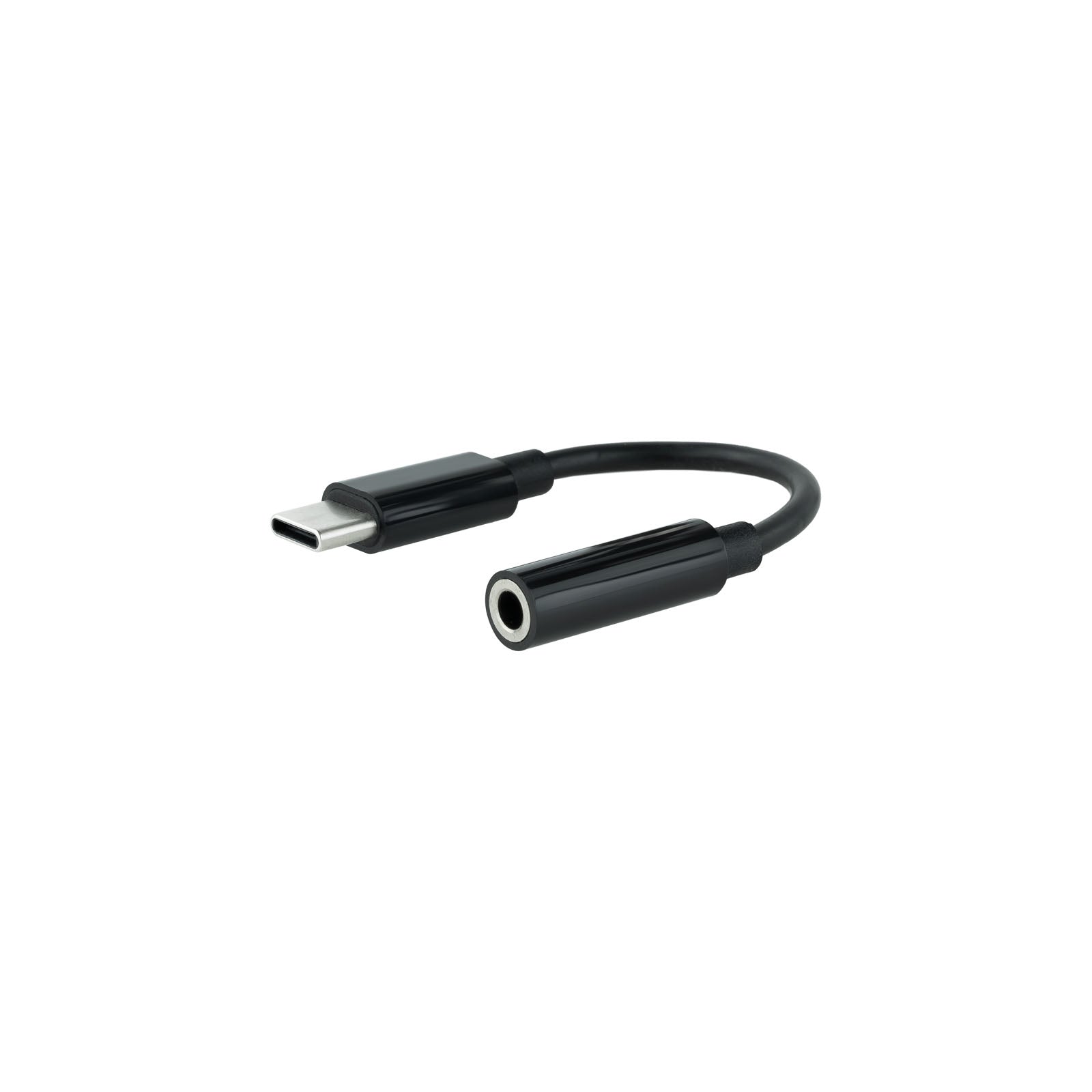 Adaptateur USB-C vers Jack 3.5 mm NANOCABLE 10.24.1205 11 cm Noir