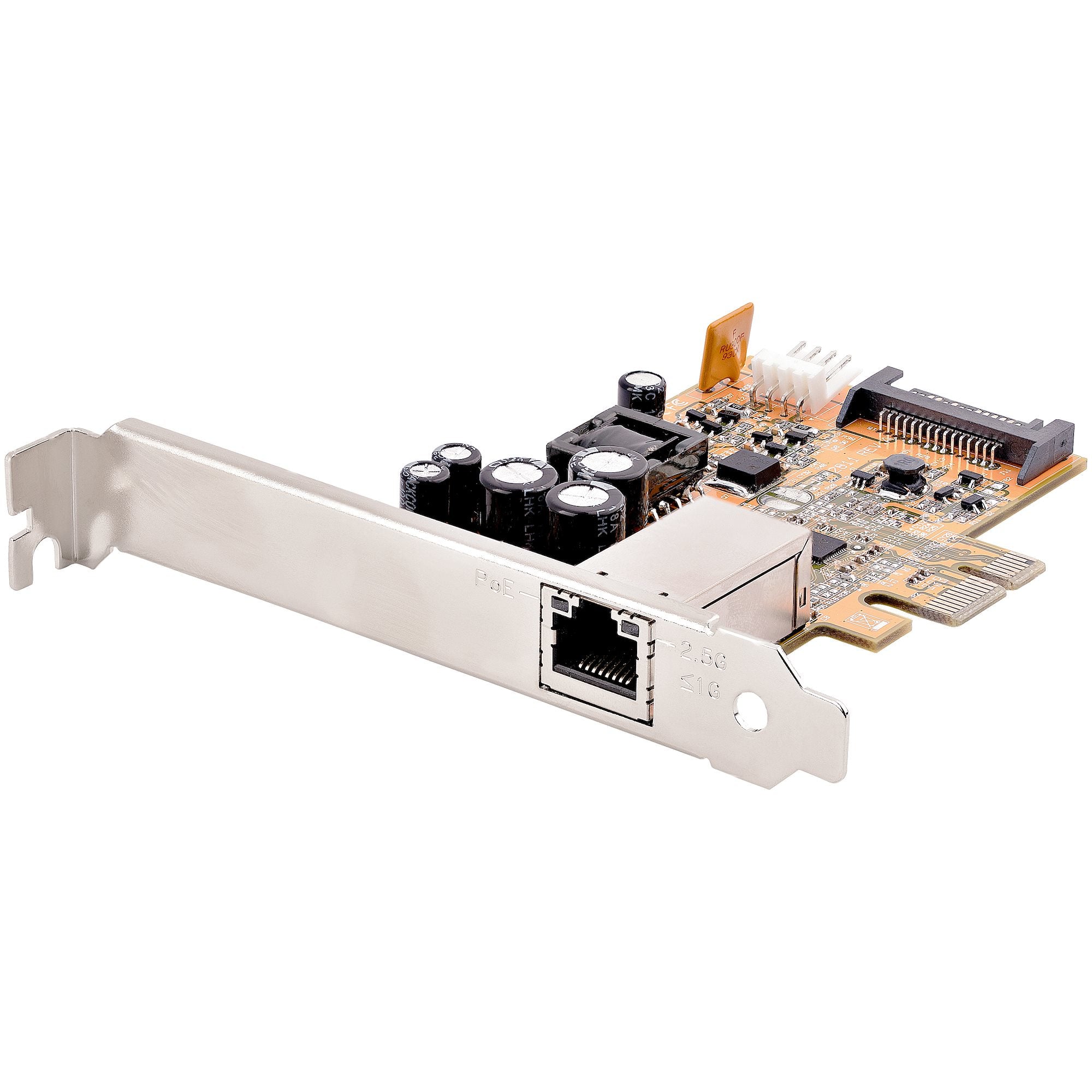 StarTech.com Carte Réseau PCIe x1, Carte Ethernet PCIe, 2.5GB 802.3at NIC - Adaptateur réseau - PCIe 2.1 profil bas - 2.5GBase-T (PoE+) x 1