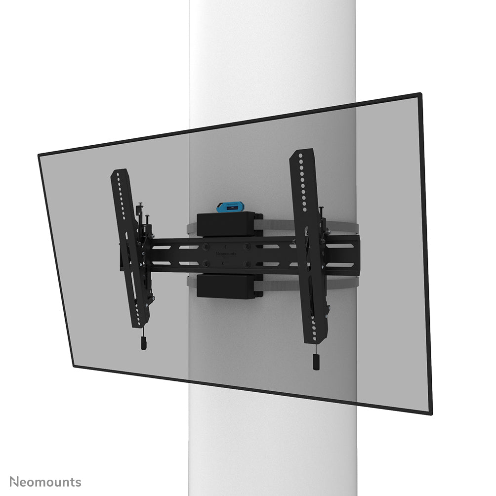 Neomounts WL35S-910BL16 - Kit de montage (support) - pour écran plat - verrouillable - noir - Taille d'écran : 40"-75" - pilier