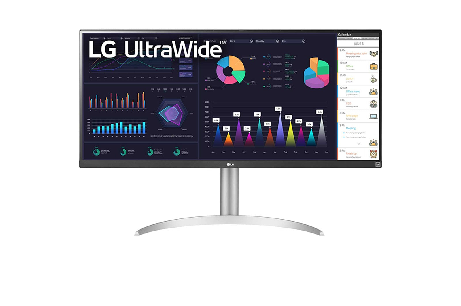 Écran LG 34WQ650-W Full HD 34"
