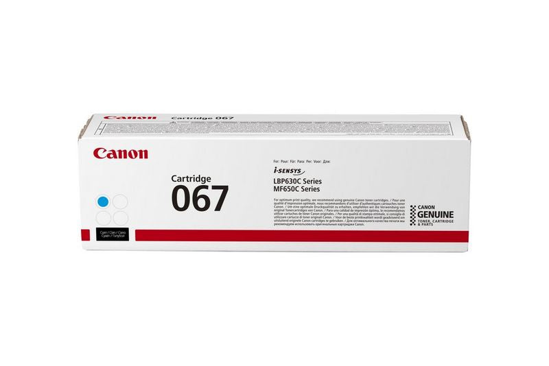 Canon 067 - Cyan - original - cartouche de toner - pour i-SENSYS MF651Cw
