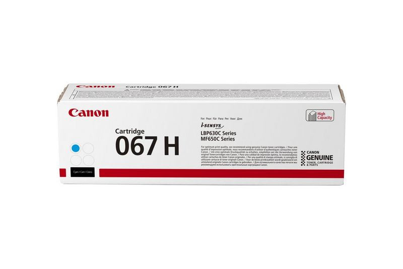 Canon 067 H - Haute capacité - cyan - original - cartouche de toner - pour i-SENSYS MF651Cw