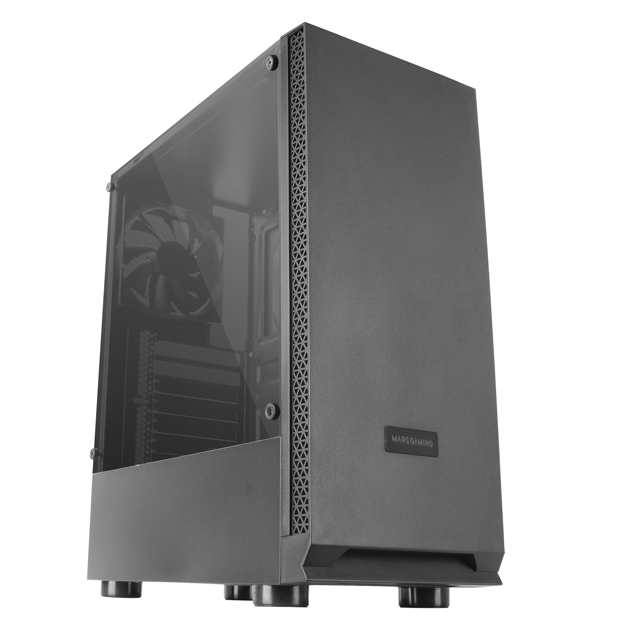 Boitier Moyen Tour ATX Mars Gaming MC-MCN2 avec panneau vitré (Noir)