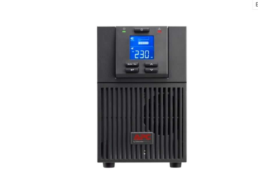 APC Easy UPS On-Line - Onduleur - tour - CA 220/230/240 V - 1800 Watt - 2000 VA - monophasé - Acide de plomb - USB, serial - connecteurs de sortie : 4 - PFC - Europe - noir, RAL 7010