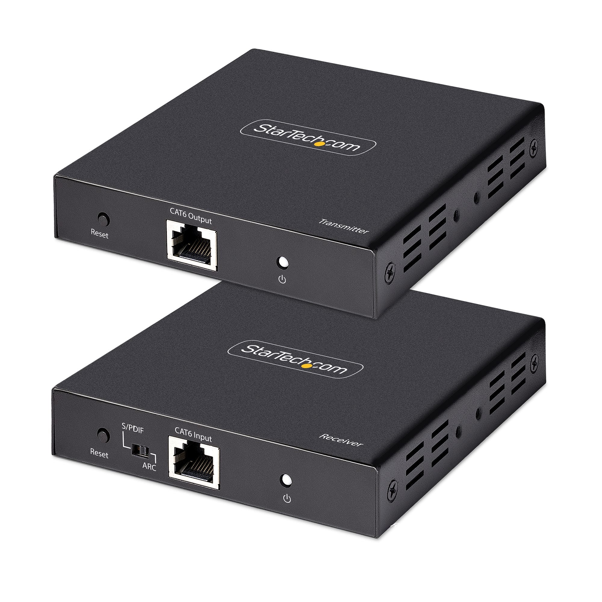 StarTech.com Extendeur HDMI 4K sur Câble CAT5/CAT6 - 4K60Hz, Audio S/PDIF - Rallonge vidéo/audio/infrarouge - HDMI - plus de CAT 5/5e/6/6a - jusqu'à 70 m