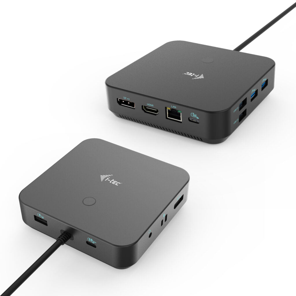 Hub USB i-Tec C31TRIPLE4KDOCKPDPRO Noir