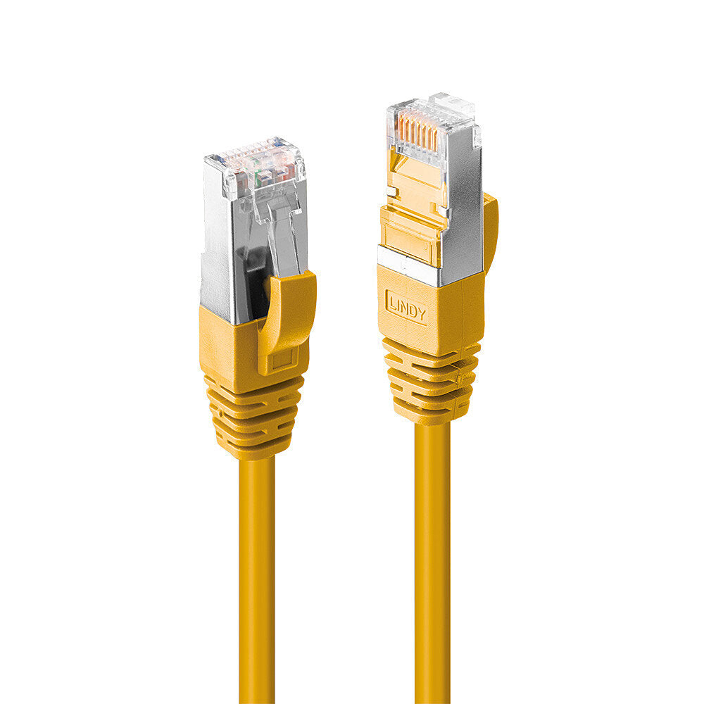 Câble Réseau Rigide UTP 6ème Catégorie LINDY 45983 Jaune 3 m 1 Unité