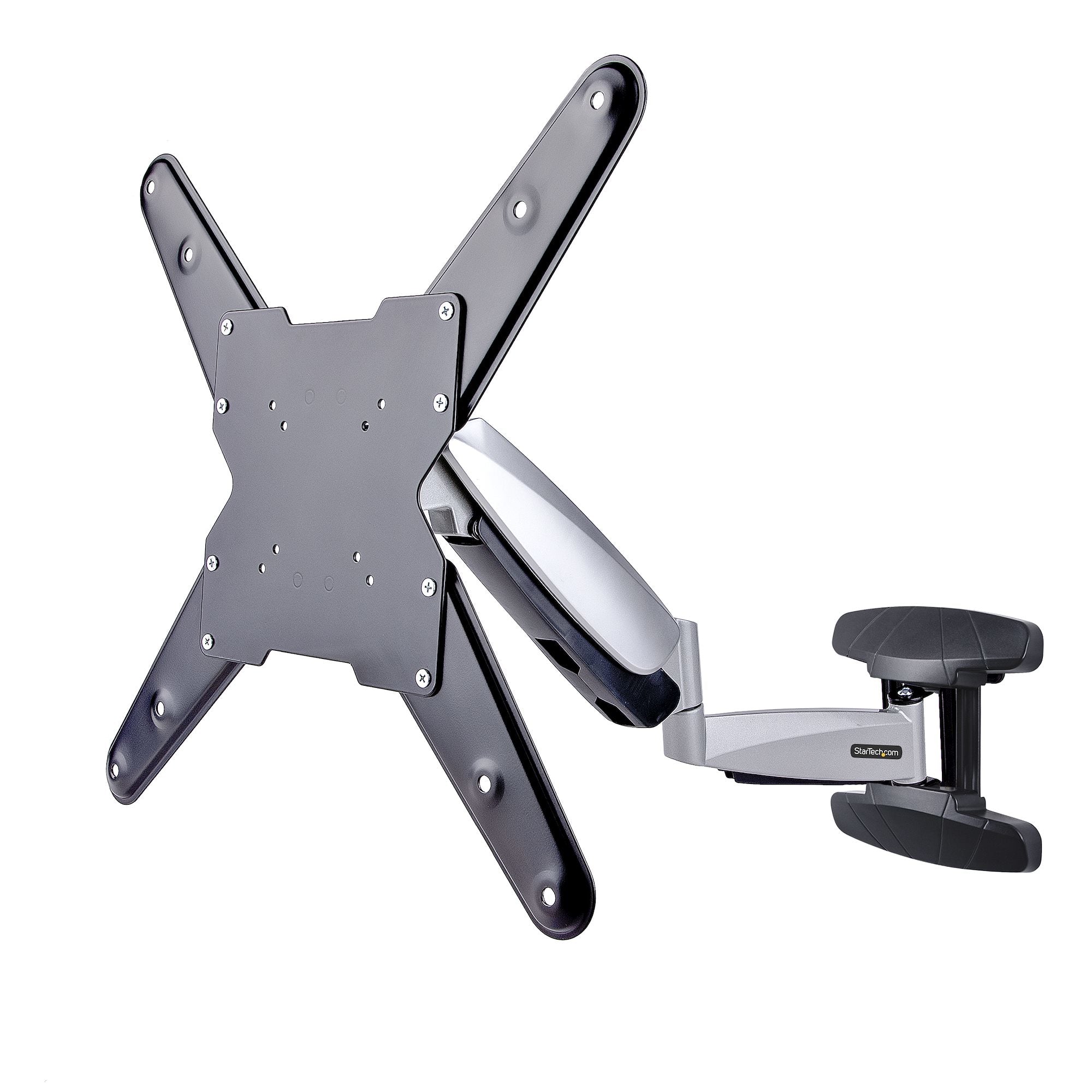 StarTech.com Support Mural TV VESA - Fixation Murale VESA, Écrans 23-55" - Kit de montage - pour écran plat - support de montage pour TV - aluminium, acier - noir, argent - Taille d'écran : 23"-55" - montable sur mur