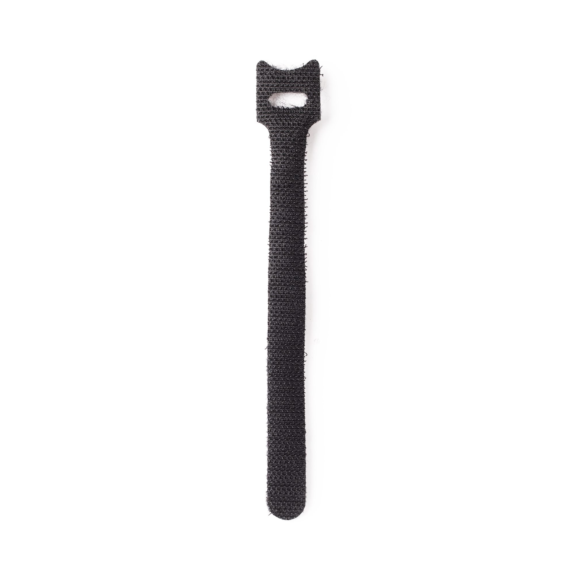 StarTech.com Attaches de Câbles Auto-Agrippantes de 15cm - Noir - Lot x50 - Attache câble - crochet et boucle - 15 m - noir (pack de 50)