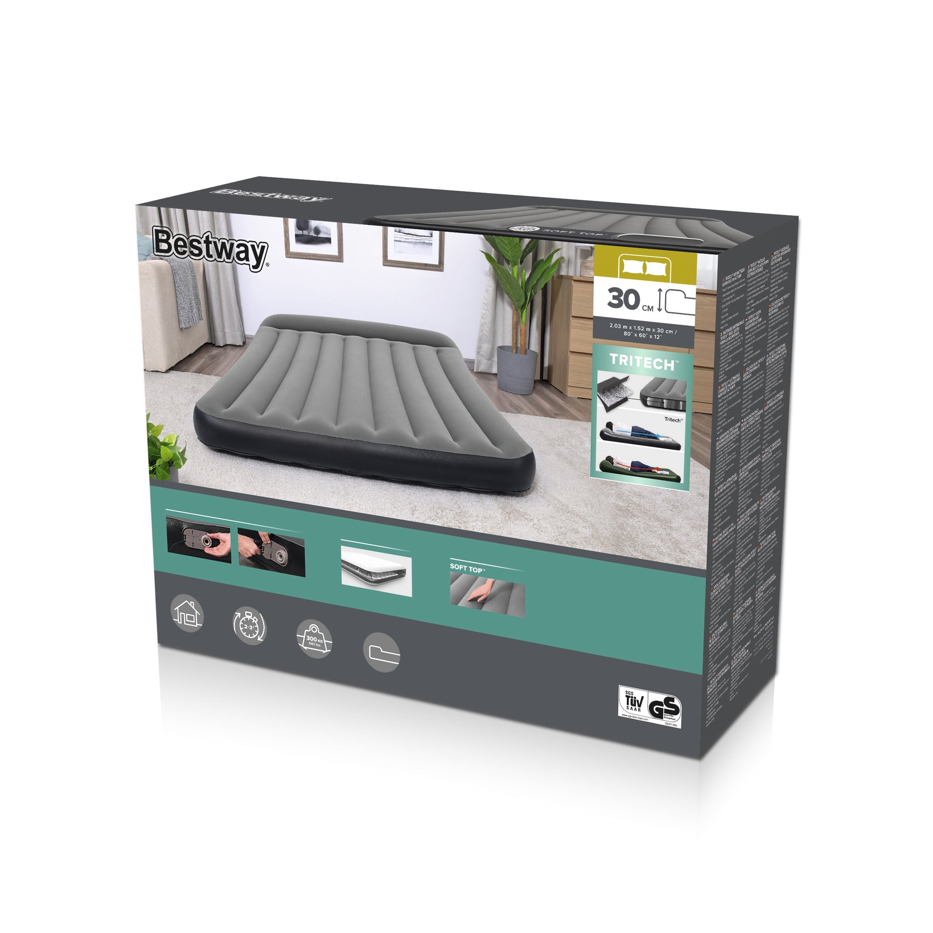 Air bed Bestway 67464/23 203 x 152 x 30 cm