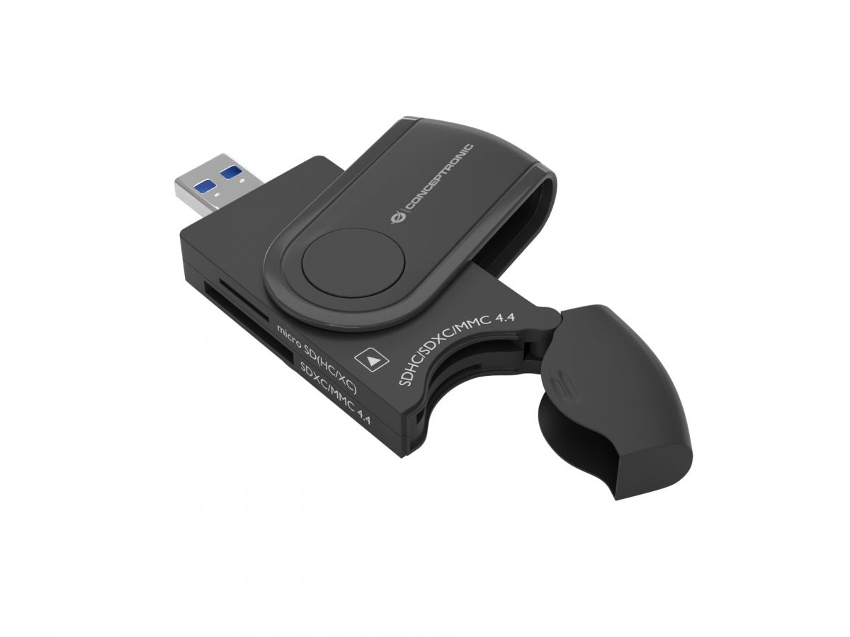 Lecteur de Cartes Externe Conceptronic BIAN04B Noir