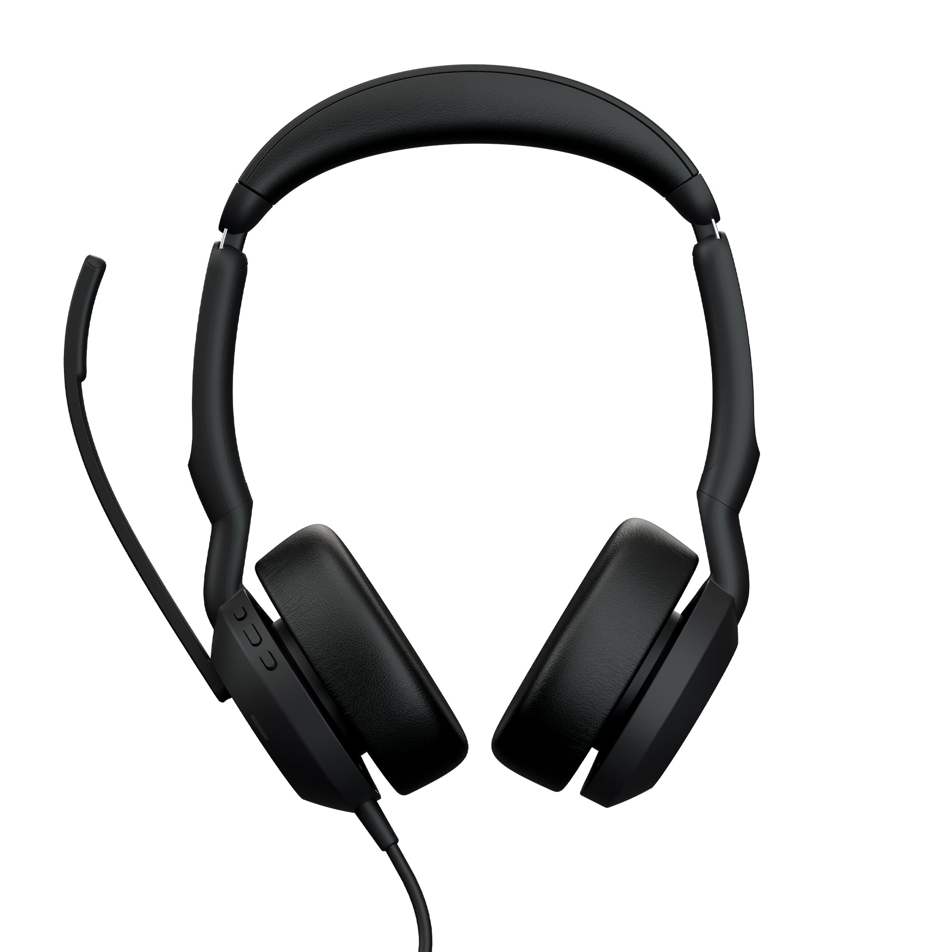 Jabra Evolve2 50 UC Stereo - Micro-casque - sur-oreille - filaire - Suppresseur de bruit actif - USB-A - noir - certifié Zoom, Cisco Webex Certified, Optimisé pour la CU, Optimisé pour Google Meet, Optimisé pour Microsoft Teams, Certifié Alcatel-Lucent, C