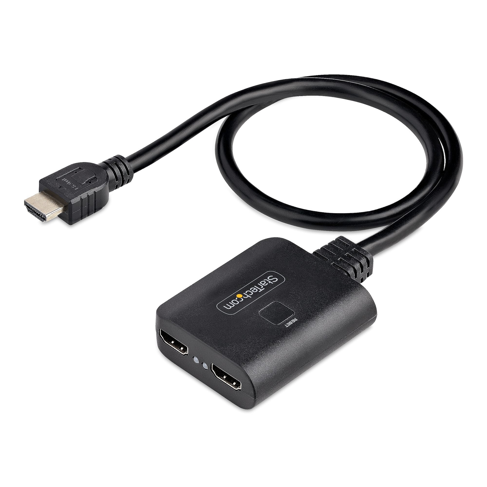 StarTech.com Répartiteur HDMI 2 Ports, 1 In 2 Out, HDMI 4K 60Hz, HDR/HDCP - Répartiteur vidéo/audio - de bureau