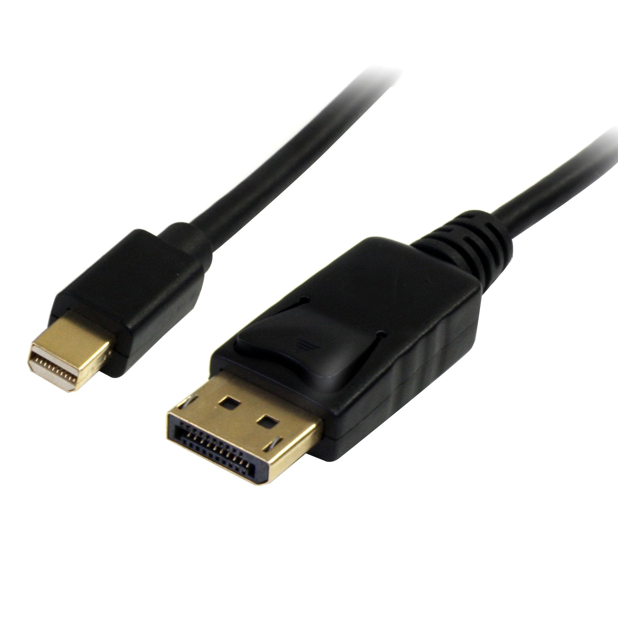 StarTech.com Câble adaptateur Mini DisplayPort vers DisplayPort 1.2 de 2m - Cordon Mini DP à DP avec support HBR2 M/M - DisplayPort 4k - Câble DisplayPort - Mini DisplayPort (M) pour DisplayPort (M) - 2 m - verrouillé - noir