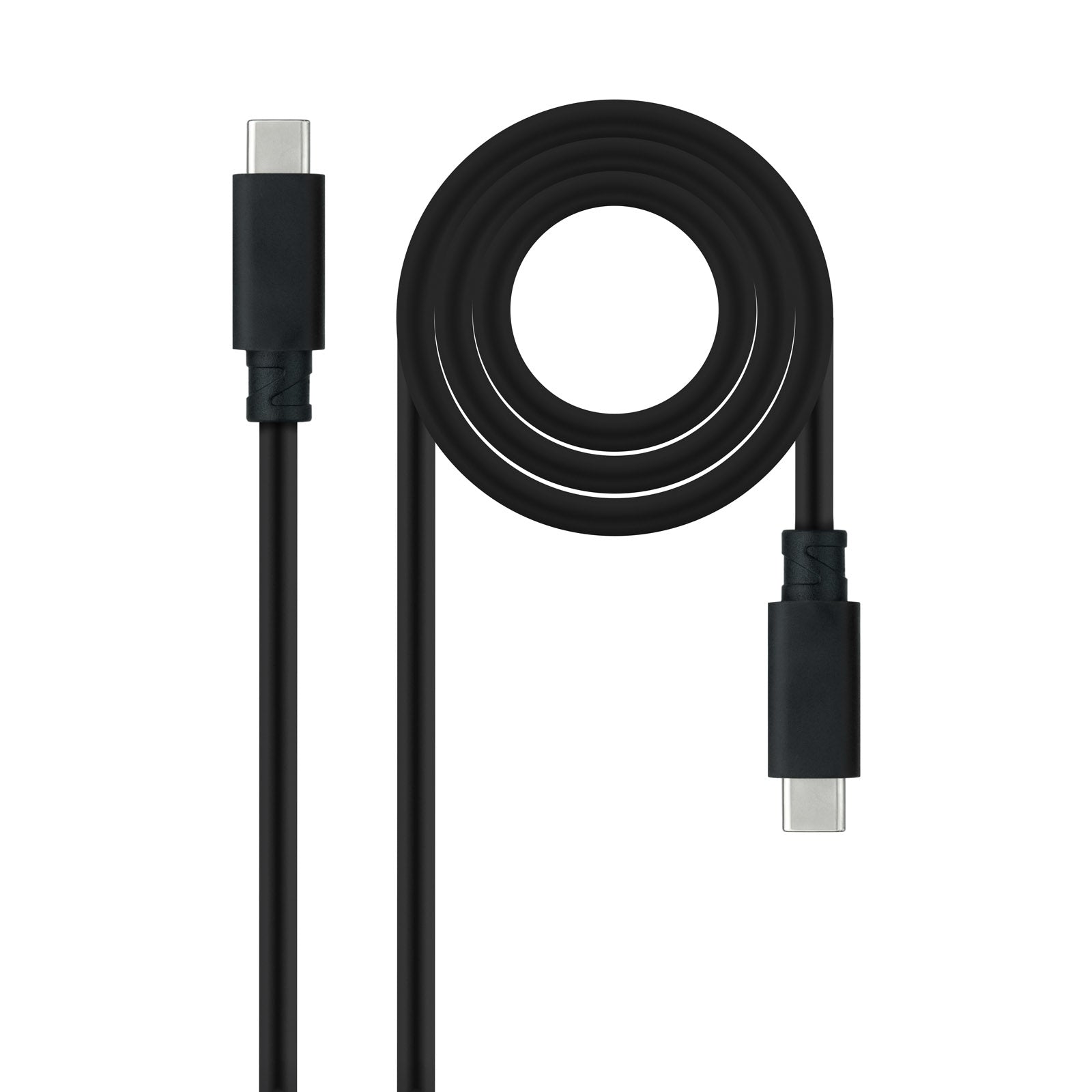Câble USB-C NANOCABLE 10.01.4102 Noir 2 m