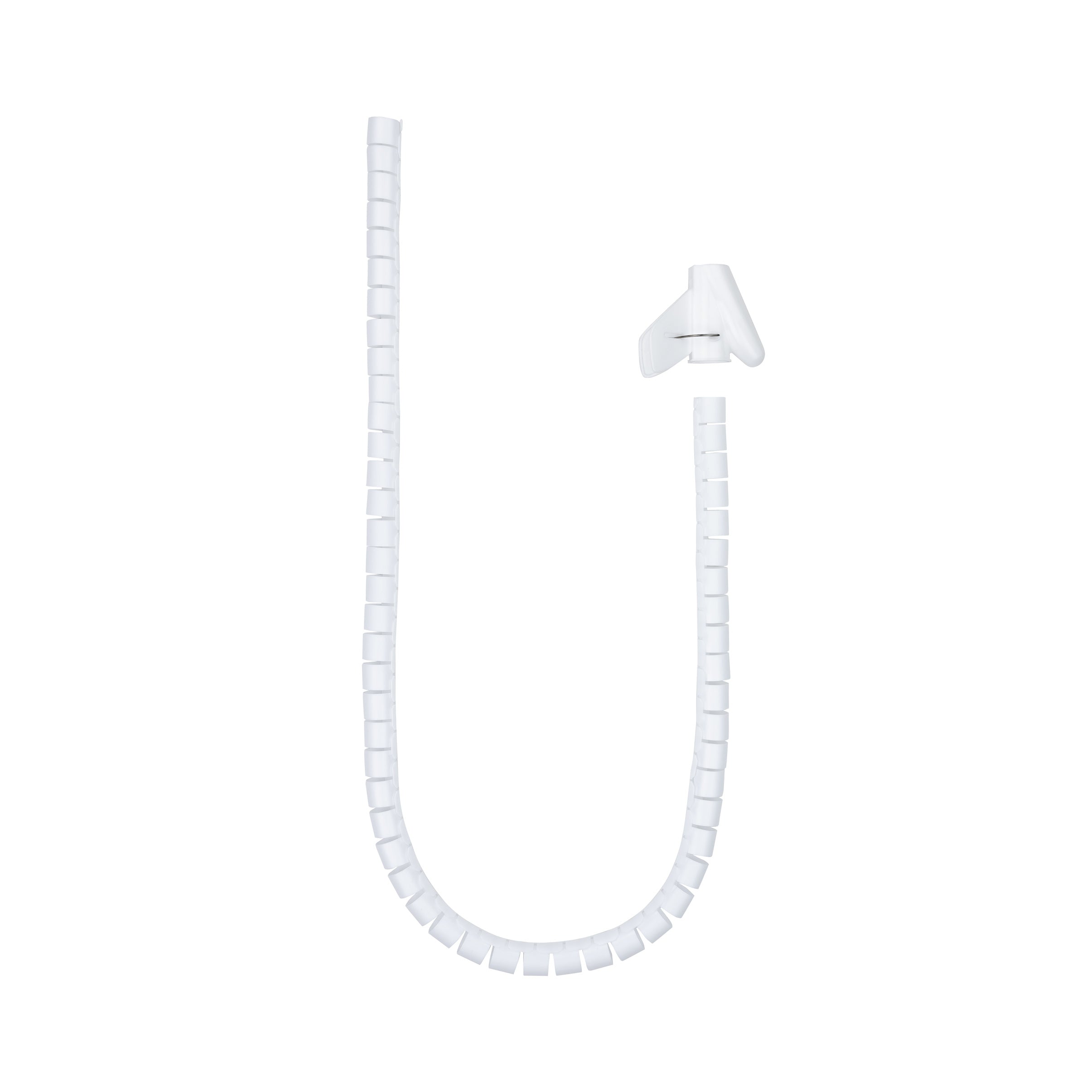 Gaîne Organisateur de câbles Nanocable 1m x 25mm avec outil de pose (Blanc)