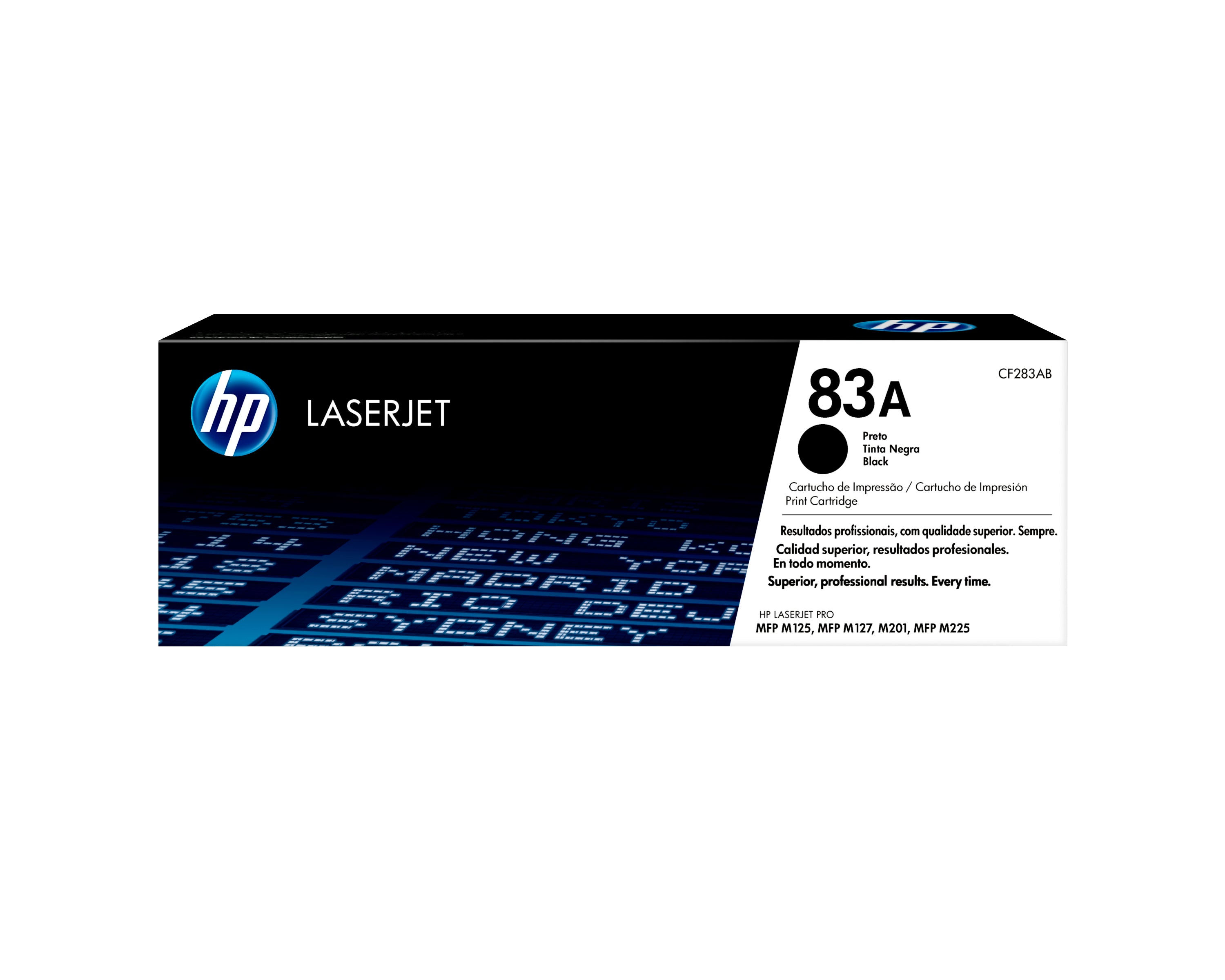 HP 83A - Noir - original - LaserJet - cartouche de toner (CF283A) - pour LaserJet Pro M201, M202, MFP M125, MFP M127, MFP M225