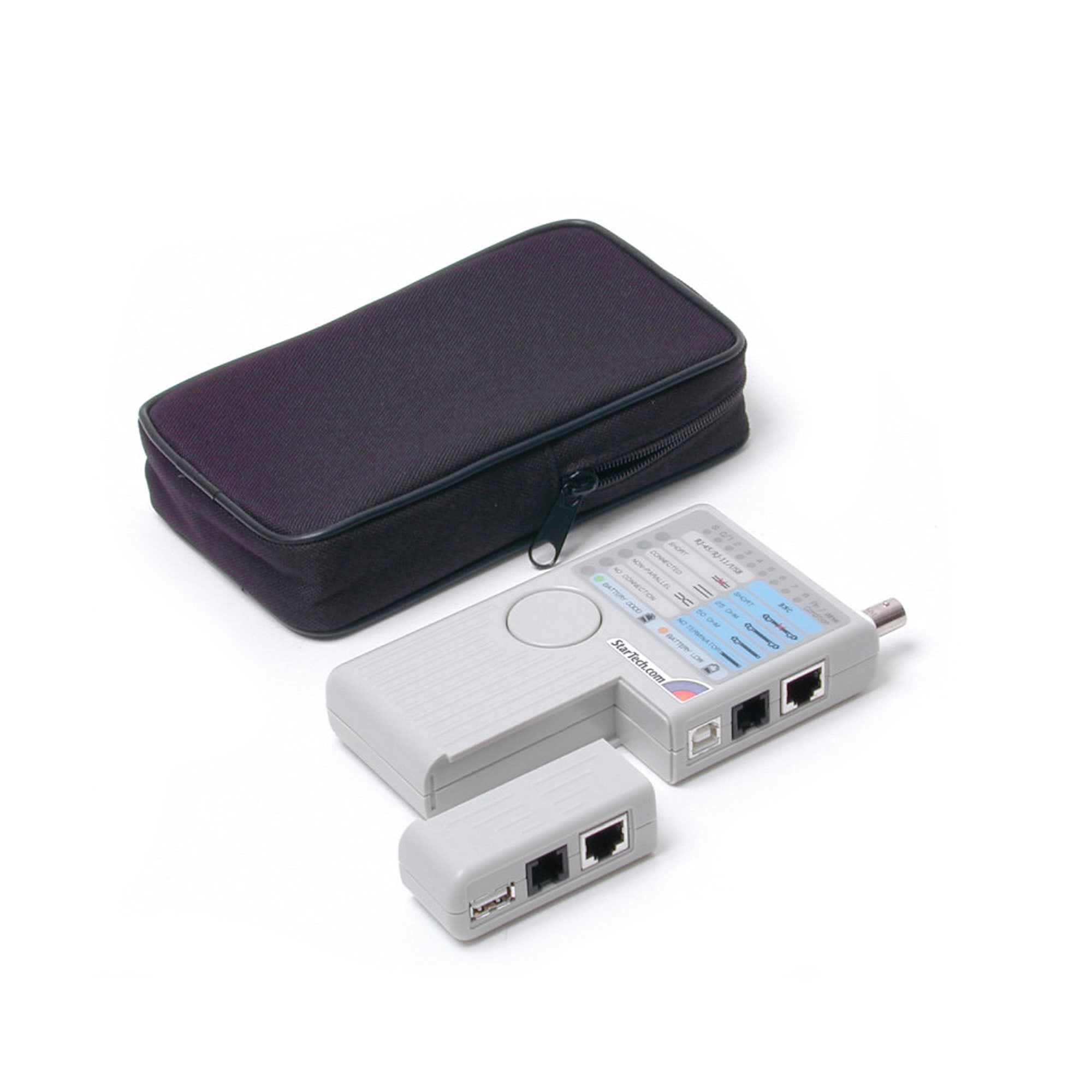 StarTech.com Testeur de Câble Multifonction, Contrôleur RJ45/RJ11/USB/BNC - Testeur de réseau