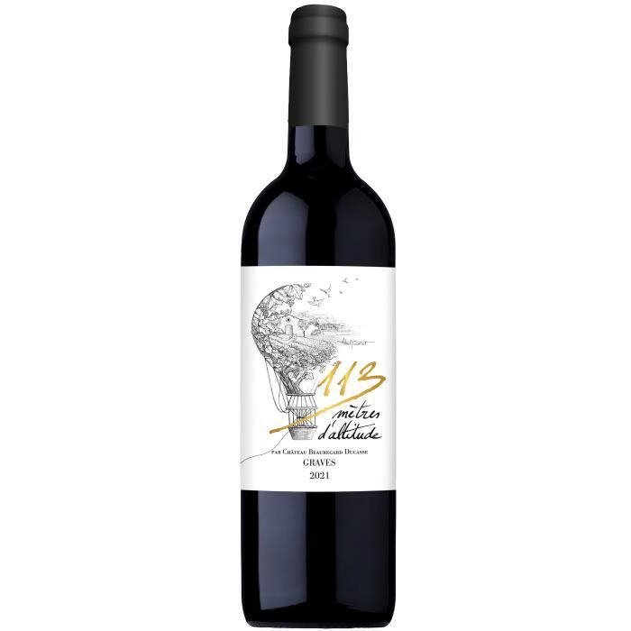 113 metres d'altitude 2023 Graves - Vin rouge de Bordeaux