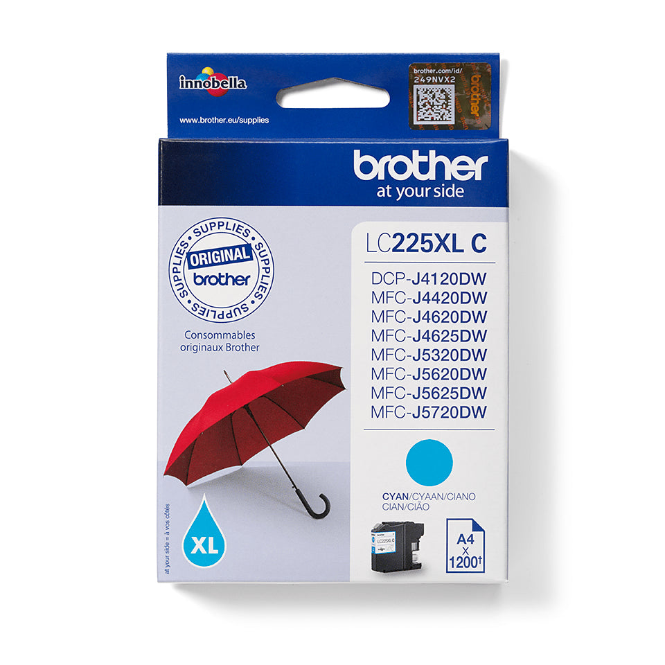 Cartouche LC225 XLC Cyan