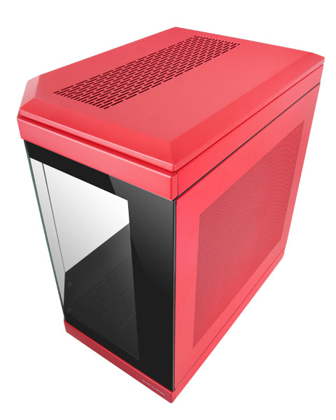 Boitier Moyen Tour ATX Mars Gaming MC-3T RGB avec panneaux vitrés (Rouge)