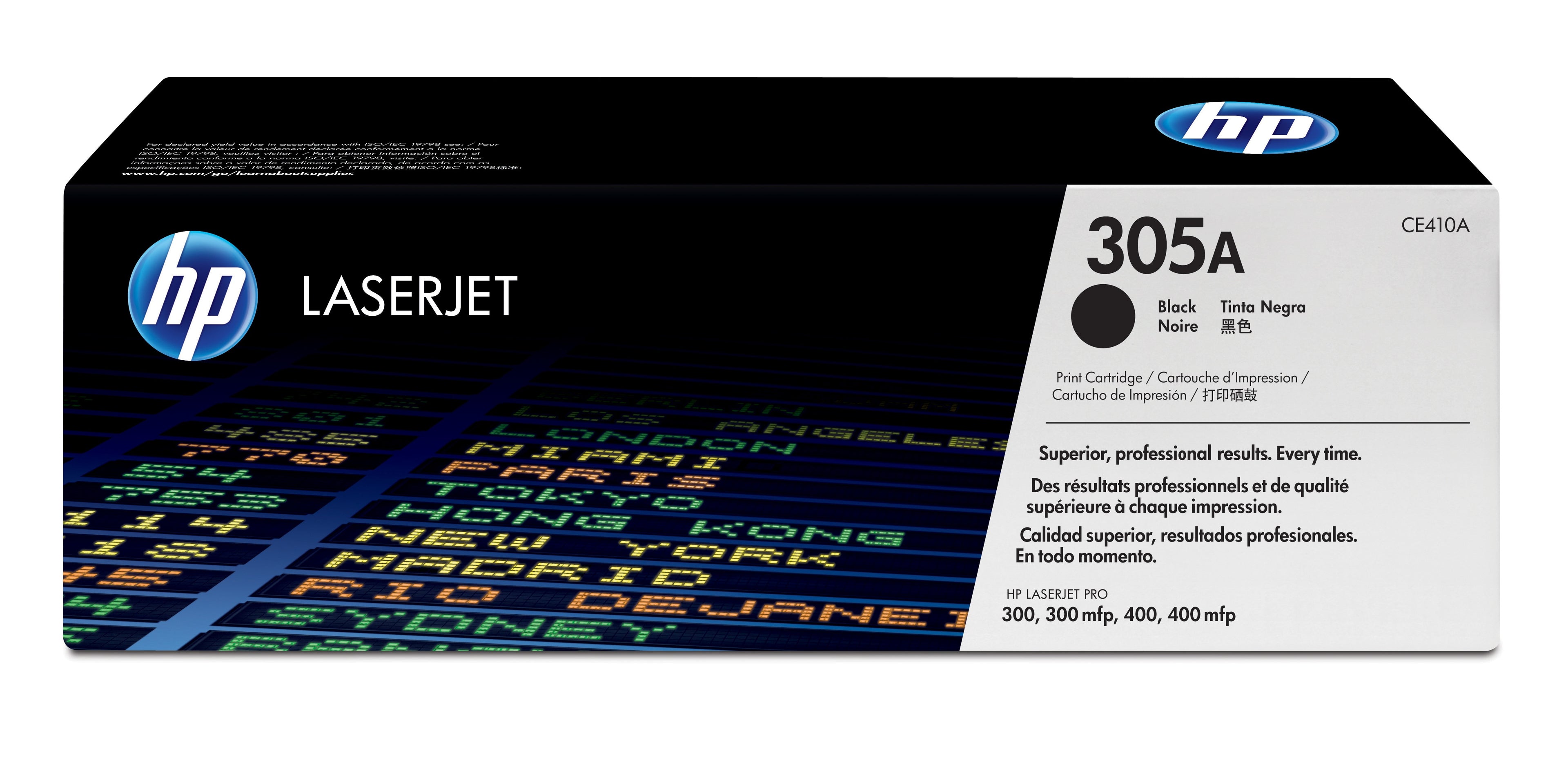 HP 305A - Noir - original - LaserJet - cartouche de toner (CE410A) - pour LaserJet Pro 300 M351, 400 M451, MFP M375, MFP M475