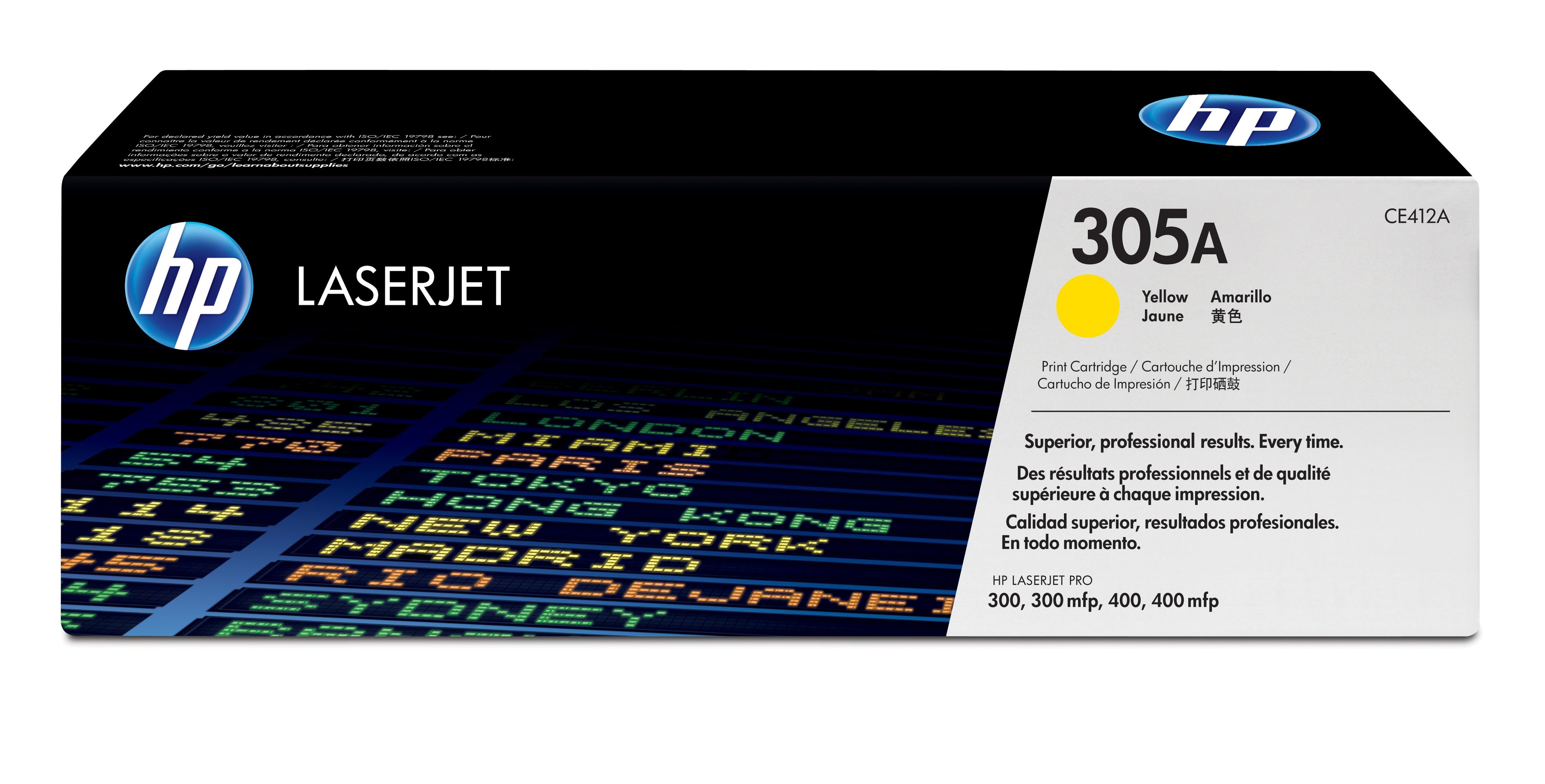Toner original HP CE412A Jaune