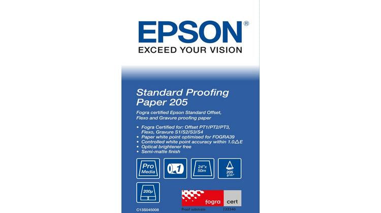 Epson Proofing Paper Standard - Rouleau A1 (61,0 cm x 50 m) 1 rouleau(x) papier épreuve - pour SureColor SC-P10000, P20000, P6000, P7000, P7500, P8000, P9000, P9500, T3200, T5200, T7200