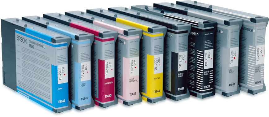 Epson T6144 - 220 ml - jaune - original - cartouche d'encre - pour Stylus Pro 4000 C8, Pro 4000-C8, Pro 4400, Pro 4450, Pro 4800, Pro 4880