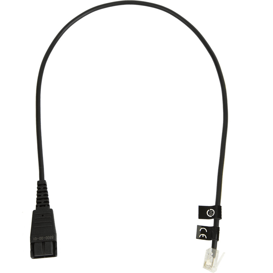 Jabra - Câble pour casque micro - RJ-10 mâle pour Déconnexion rapide mâle