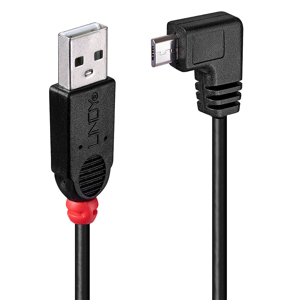Câble USB 2.0 A vers Micro USB B LINDY 31976 1 m Noir