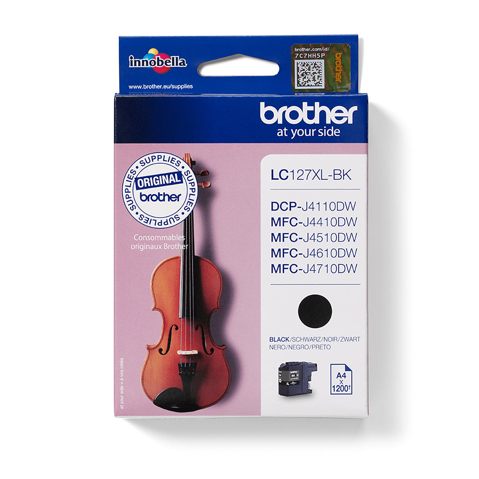 Cartouche LC127XLBK Noir - 1200p