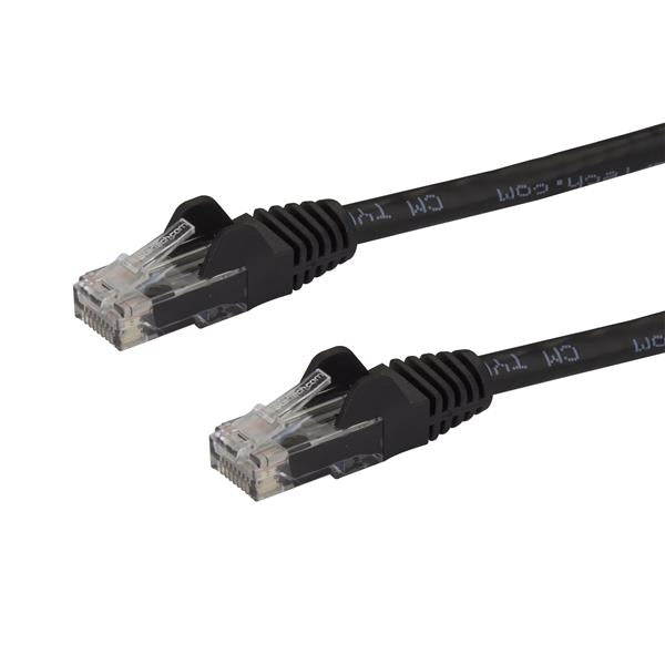 StarTech.com Câble réseau Cat6 Gigabit UTP sans crochet de 10m - Cordon Ethernet RJ45 anti-accroc - Câble patch Mâle / Mâle - Noir - Cordon de raccordement - RJ-45 (M) pour RJ-45 (M) - 10 m - UTP - CAT 6 - moulé, sans crochet - noir