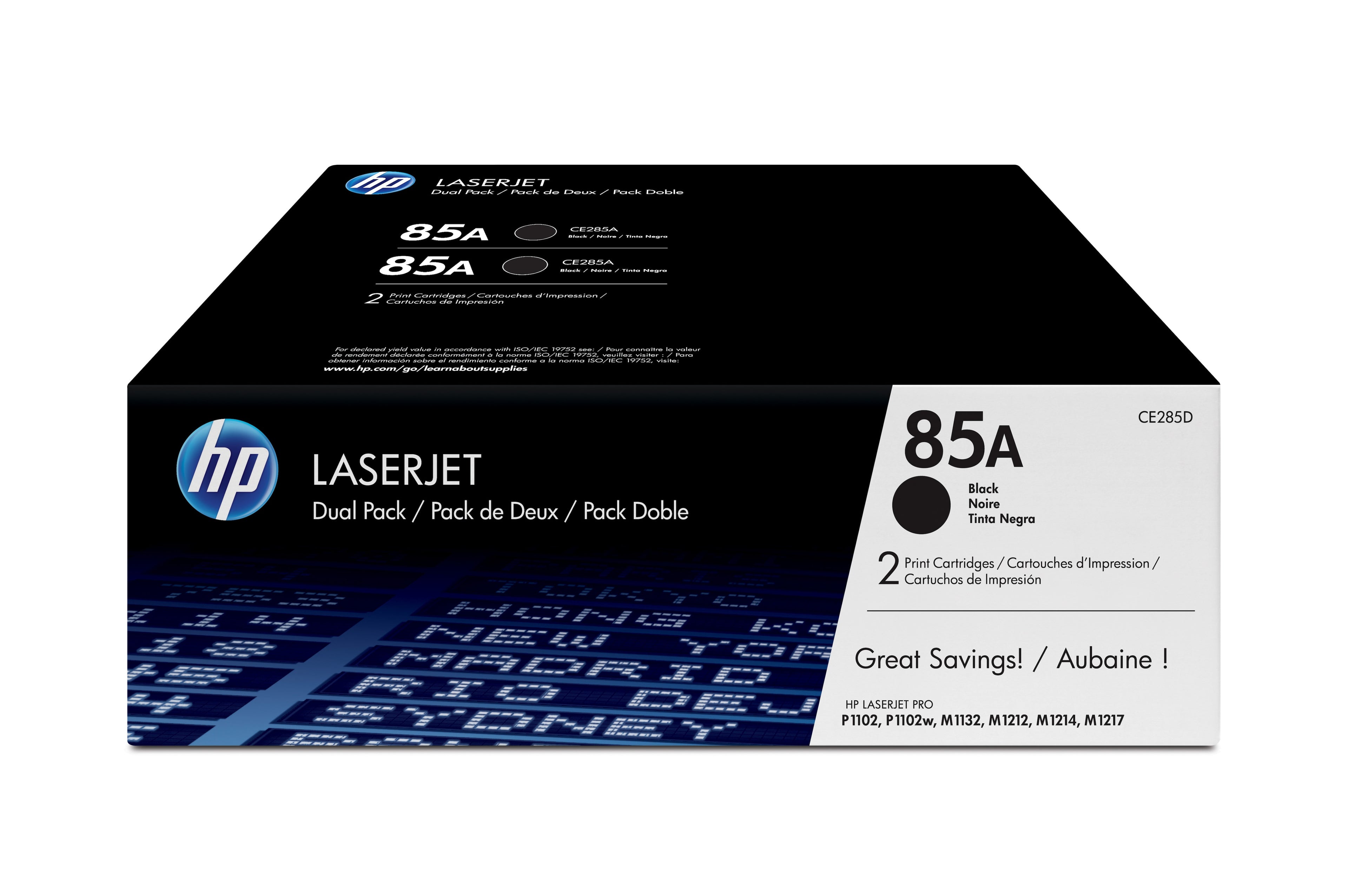 Toner original HP 85A (2 uds) Noir