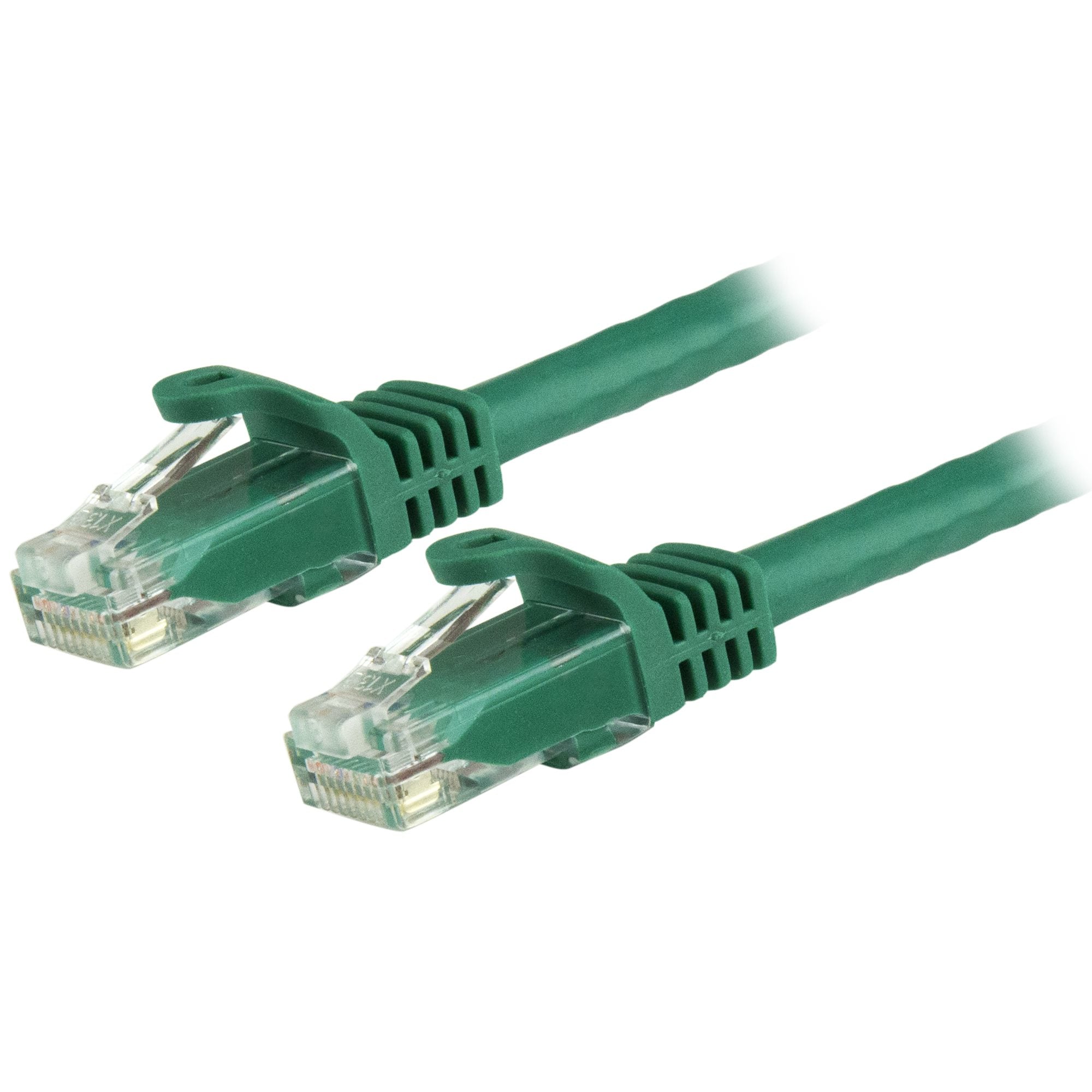 StarTech.com Câble réseau Cat6 Gigabit UTP sans crochet de 5m - Cordon Ethernet RJ45 anti-accroc - Câble patch Mâle / Mâle - Vert - Cordon de raccordement - RJ-45 (M) pour RJ-45 (M) - 5 m - UTP - CAT 6 - sans crochet - vert