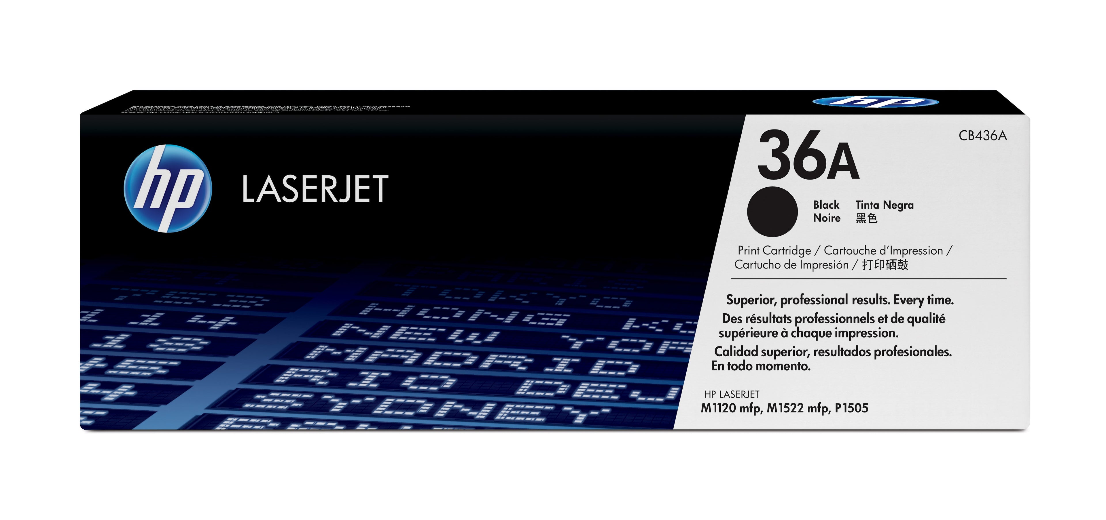 HP 36A - Noir - original - LaserJet - cartouche de toner (CB436A) - pour LaserJet P1505, P1505n