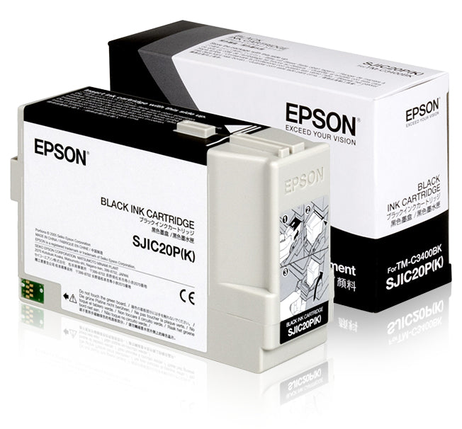 Cartouche d'encre originale Epson SJIC20P(K) Noir