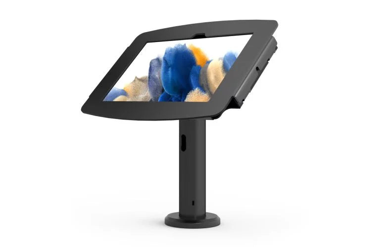 Compulocks Galaxy Tab A8 10,5" Boîtier Space et support inclinable Rise 8" - Pied - pour tablette - kiosque inclinable - verrouillable - aluminium de haute qualité - noir - Taille d'écran : 10.5" - montage de base, montrable sur bureau - pour Samsung Gala