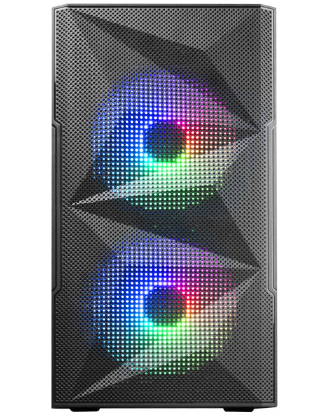 Boitier Mini Tour Micro ATX Mars Gaming MC-Me RGB avec panneau vitré (Noir)