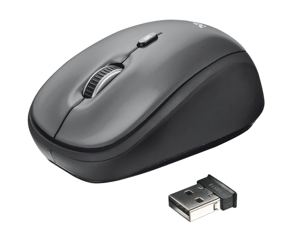 Souris sans fil Trust Yvi+ Silent (Noir)