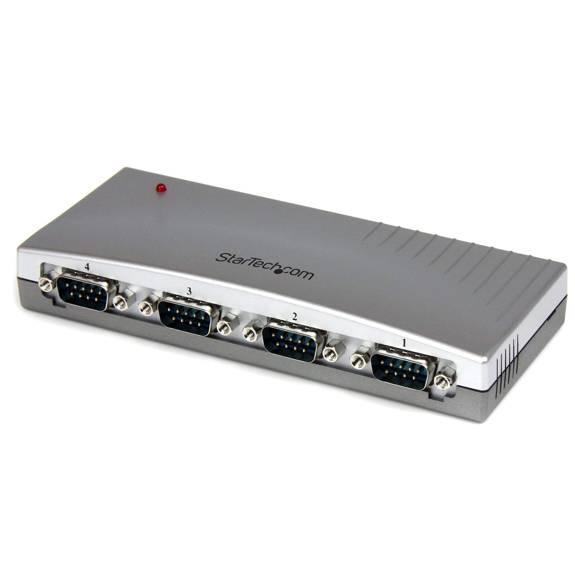 StarTech.com Hub série RS232 à 4 ports - Adaptateur USB vers 4x DB9 RS232 alimenté par bus - Adaptateur série - USB - RS-232 x 4