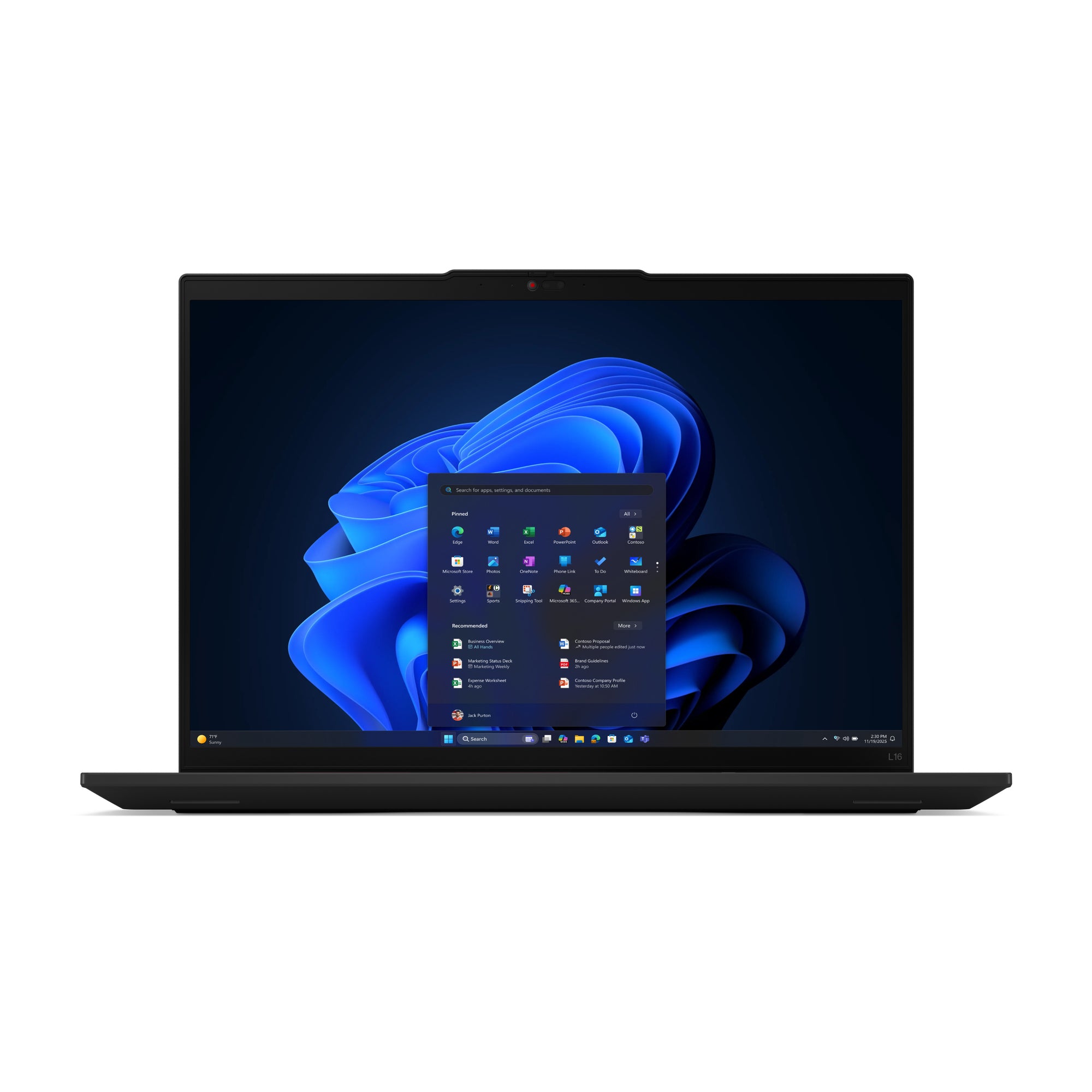 Lenovo ThinkPad L16 Gen 2 21SA - Intel Core Ultra 5 - 225U / jusqu'à 4.8 GHz - Win 11 Pro - Intel Graphics - 16 Go RAM - 512 Go SSD TCG Opal Encryption 2, NVMe - 16" IPS 1920 x 1200 - Gigabit Ethernet - Wi-Fi 6E, Bluetooth - noir - clavier : Français - av