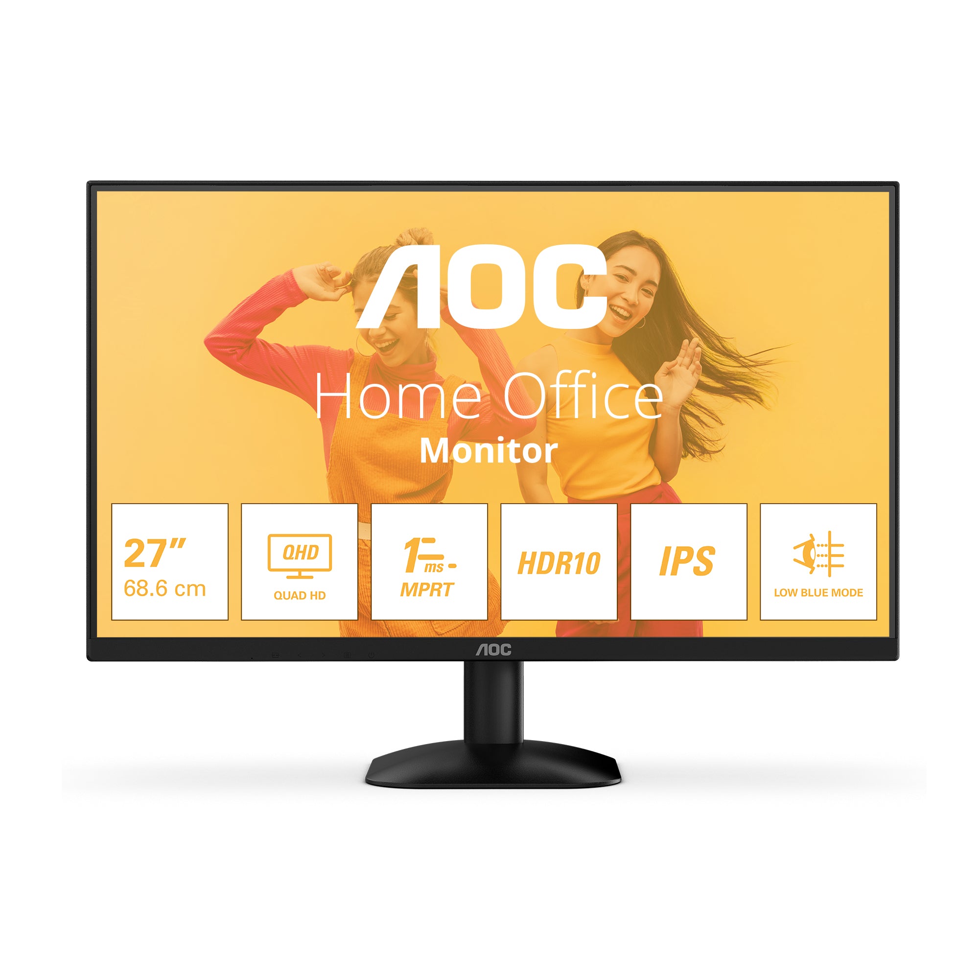 Ecran 27" AOC Basic B3 Q27B35E Quad HD 100Hz (Noir)