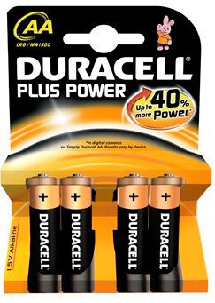Batteries DURACELL Plus LR06 (4 uds)