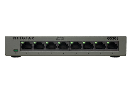 Switch réseau ethernet Gigabit Netgear GS308 - 8 ports (Métal)