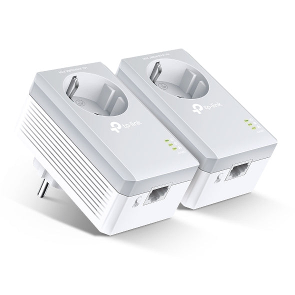 Adaptateur CPL TP-Link TL-PA4010P Twin Pack AV 600 Mbits (pack de 2) + prise intégrée