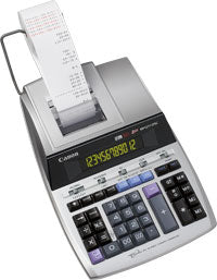 Canon MP1211-LTSC - Calculatrice avec imprimante - LCD - 12 chiffres - adaptateur CA, pile de sauvegarde mémoire - argent métallique
