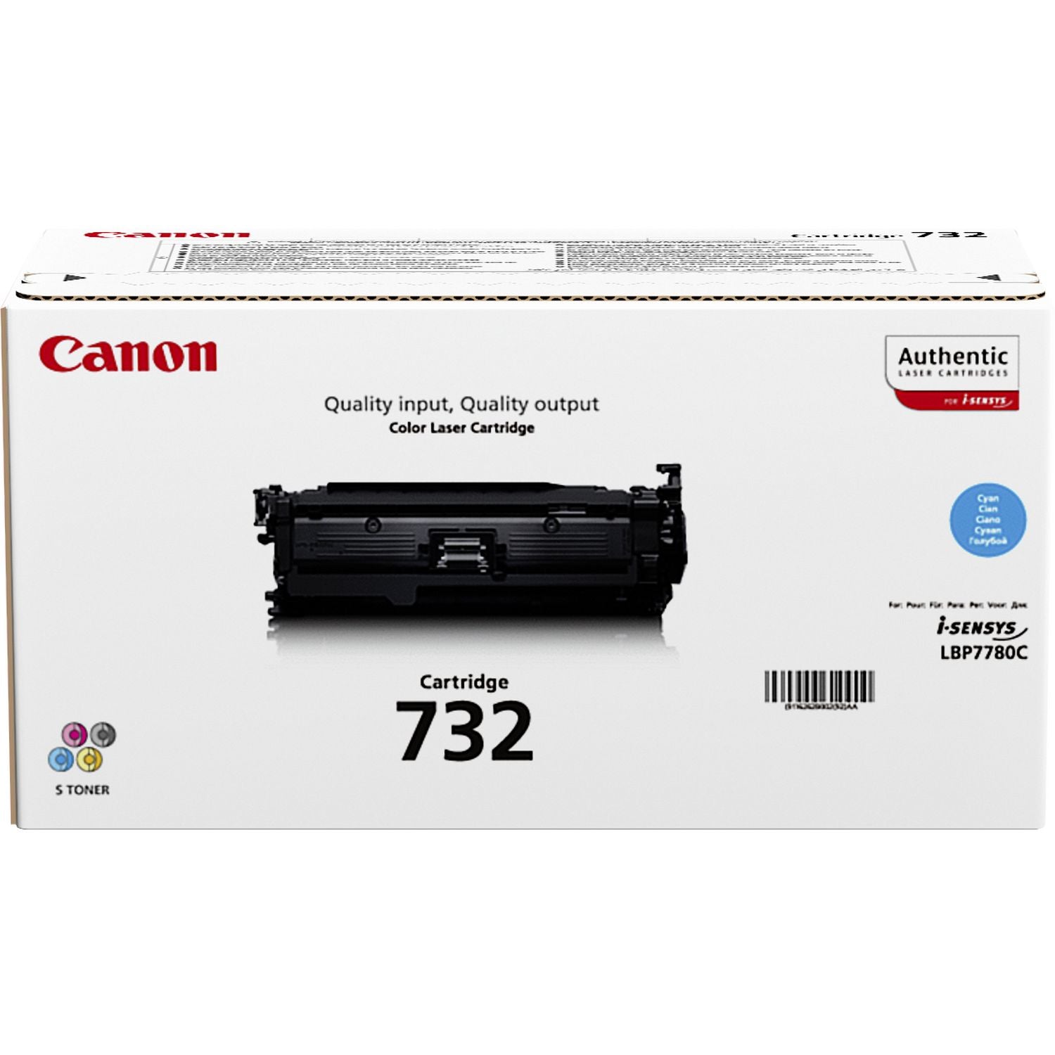 Canon 732 C - Cyan - original - cartouche de toner - pour i-SENSYS LBP7780Cx