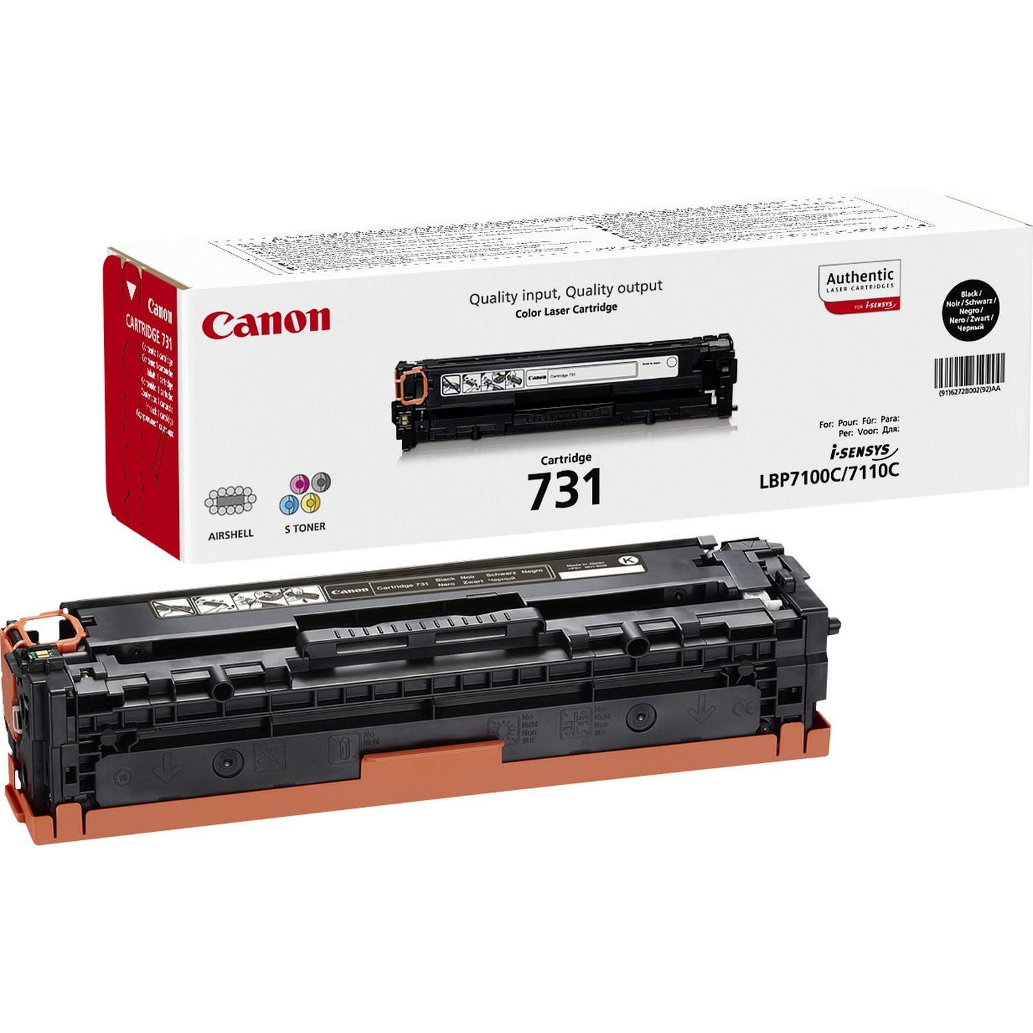 Toner Noir 731 BK 6272B002