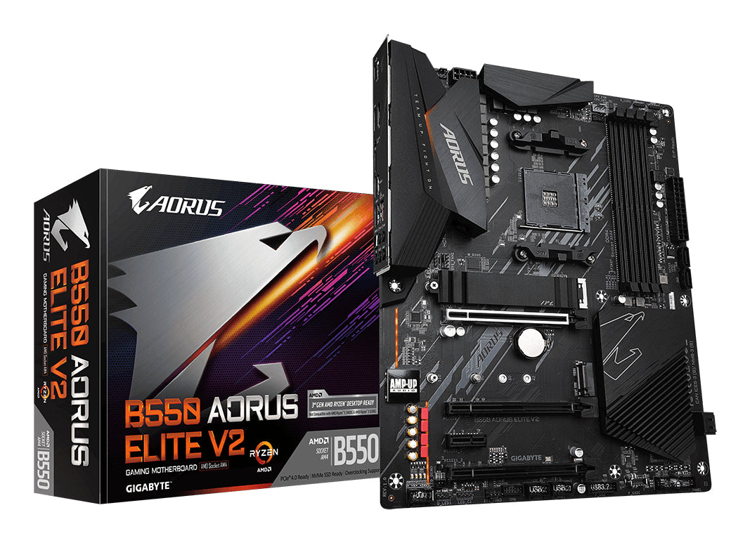 Carte Mère Gigabyte B550 AORUS ELITE V2 ATX AM4 DDR4 AMD AM4 ATX﻿